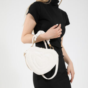 Fashion Trend Casual Shoulder Beautiful Summer Small For Women 2026 New Textured Crossbody Heart Bag