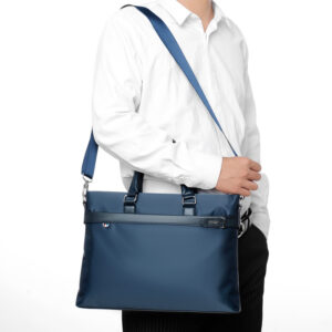 Men’s Style Waterproof Oxford Cloth Single Shoulder Laptop Briefcase Business Crossbody Bag