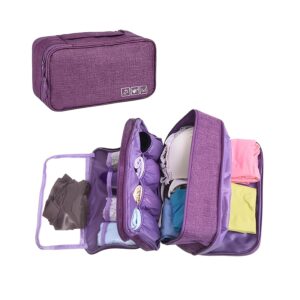 Storage Bag, Portable Toiletry Bag Travel Underwear Bra Lingerie Organizer