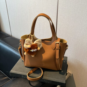 Korean INS Trendy Fashion Bucket For Women 2026 Spring Simple Versatile Handbag Shoulder Bag High-end Crossbody