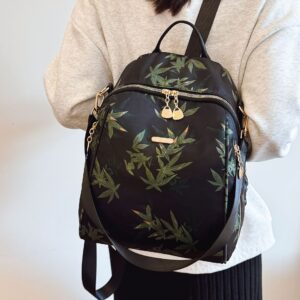 Versatile Travel Backpack Women – Lightweight Durable Polyester With Multiple Pockets, Stylish Print Design, Ideal For