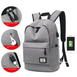 Women’s Bags Casual Simple Schoolbag Business USB Charging Port Wholesale Multi Function Computer Bag Large Capacity