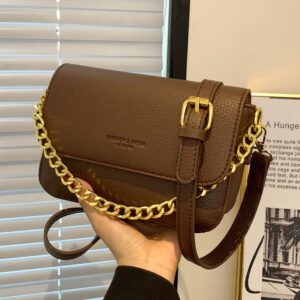 2026 New Hot Sale Trendy All-match Fashion Niche One-shoulder Ladies Messenger Retro Simple Armpit Small Square Bag