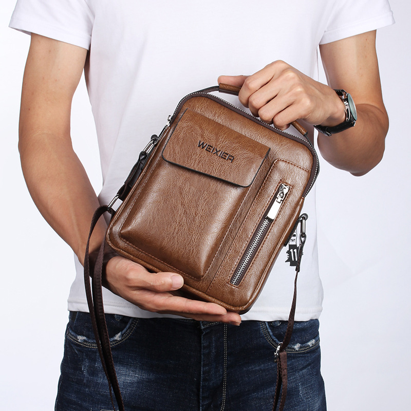 Men's shoulder handbag casual business men's messenger bag - Image 2