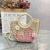 Beige pink hello lining