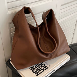 Large Capacity Women’s Spring Summer 2026 New Fashion Shoulder High-grade Texture and Mother Water Bucket Commuter Tote