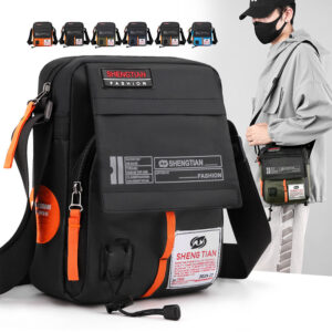 Single Shoulder Multi-Pocket Fashion Trendy Men’s Business Large Capacity Casual Sports Crossbody Bag