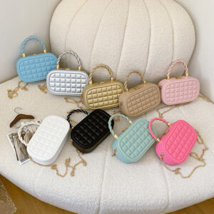 Plaid Box For Women 2026 New Simple Handbag Sweet Fashion Versatile Chain Shoulder Crossbody Bag