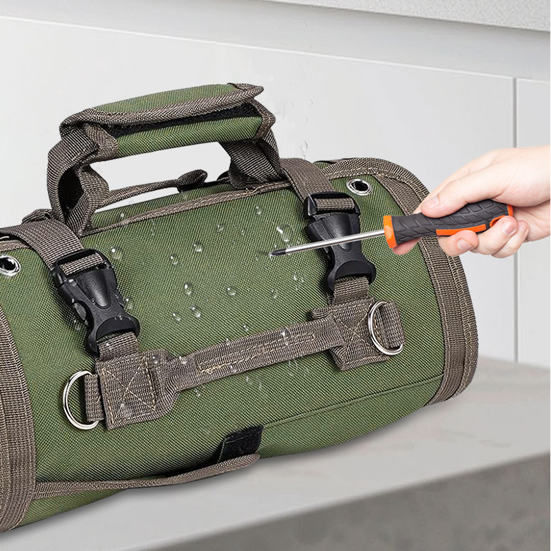 Functional Bags Roll Up Electrician Car Hanging Storage Vehicle Hardware Tool Bag - Image 5