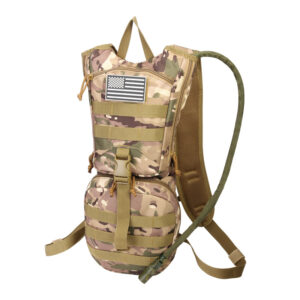 Tactical Hydration Backpack – 3L Water Bladder, Multi-Purpose Outdoor Pack For Hiking, Cycling & Running (Military-Grade