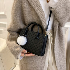 Simple New Trendy Textured Crossbody For Women Versatile Ins Style Single Shoulder Handheld Small Square Bag