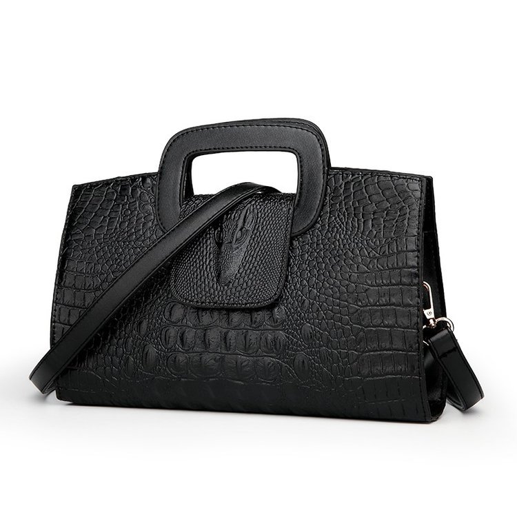 Women's bags 2026 new crocodile pattern clutch cross-shoulder handbag cross-border bag - Image 4