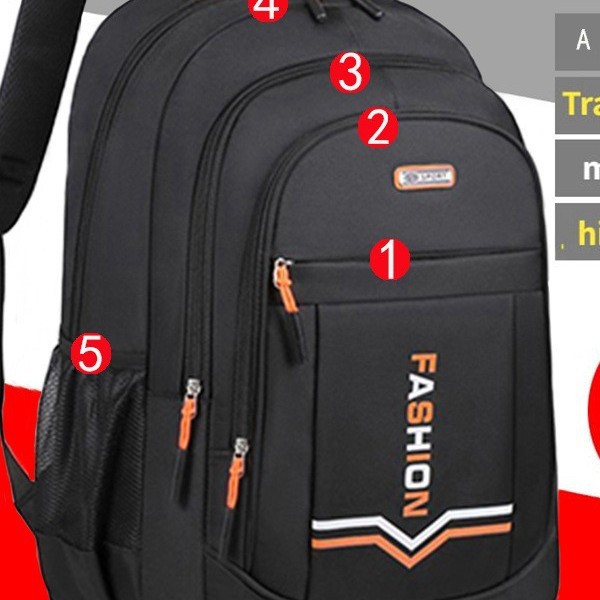 Bag Male Junior High Large Capacity Backpack Trend Female College Primary School Students - Image 2