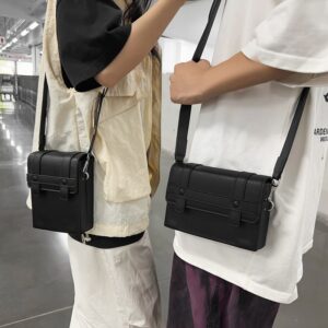 Women’s Casual Versatile Shoulder Lightweight Crossbody Multi-Functional Trendy Sports Bag Stylish Simple Box Design