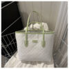 White paired with green