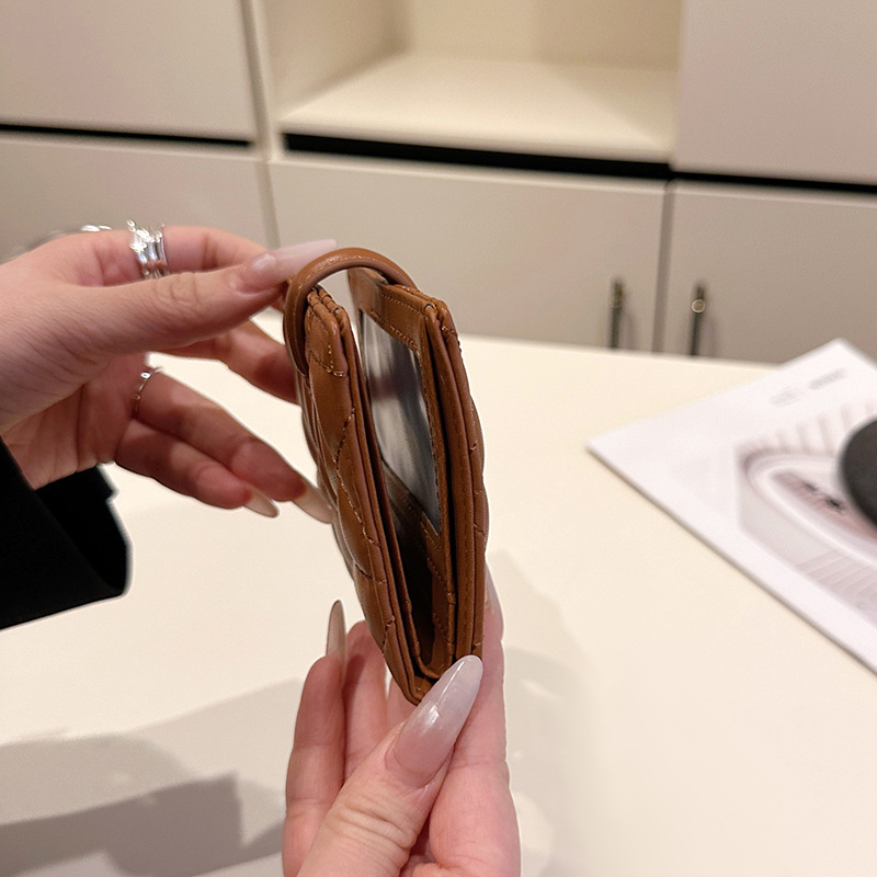Women’s Bags New Urban Simple Solid Color Fashion PU Coin Purse Ladies Wallet Short - Image 3