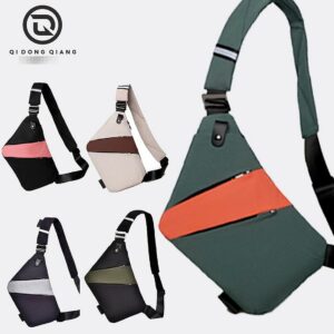 Men’s Women’s Anti-Theft Chest Crossbody Bag – Slim Travel Backpack With RFID Blocking, Lightweight & Water-Resistant