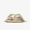 Light gold mesh snake pattern