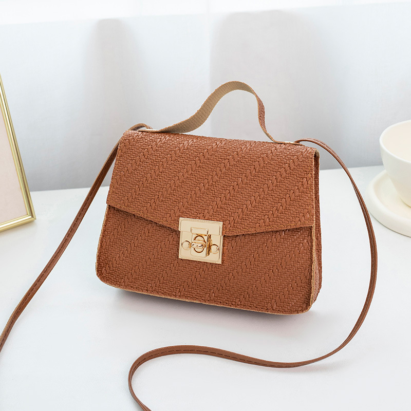 Fashion Embossed For Women Fresh Sweet Drawstring Crossbody Shoulder Small Square Bag - Image 10