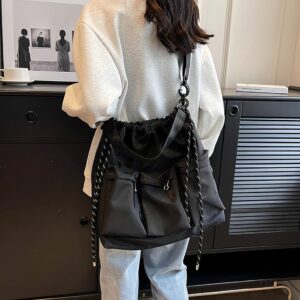 2026 New Winter Women’s Shoulder Bag Trendy Fashion Large Capacity Simple Casual Student Crossbody Backpack