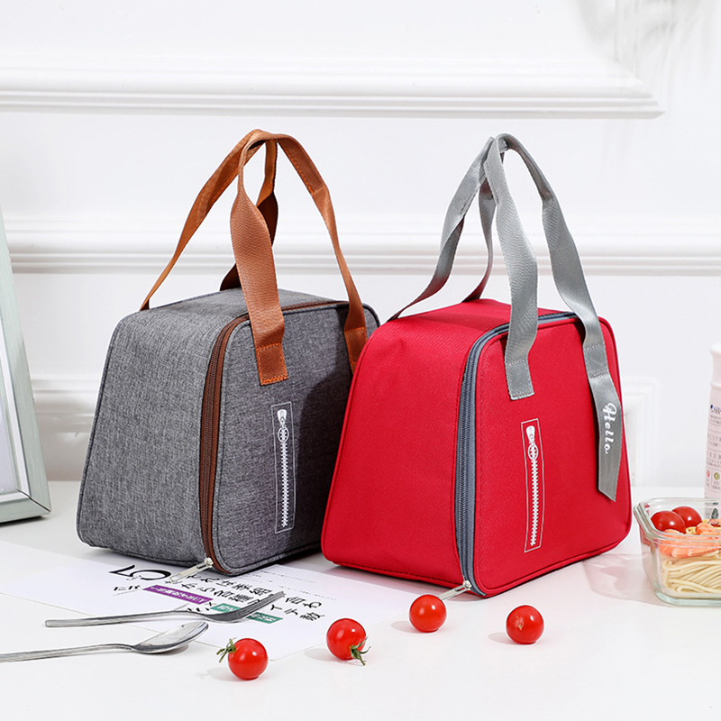 Handle Insulation Cooler For Women Kid Lunch Box Picnic Travel Portable Storage Breakfast Thermal Food Bag - Image 4