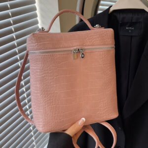 Simple, Stylish, Portable, Large-capacity Commuter Handbag For Women, 2026 New Model, Niche Textured Backpack And