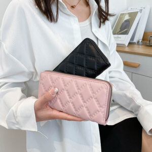 Women’s Bags New Women’s Wallet Long Clutch Large Capacity Embossed PU Leather Multi Card Slot Coin Purse Mobile Phone