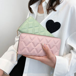 Women’s Bags New Women’s Wallet Long Clutch Large Capacity Embossed PU Leather Multi Card Slot Coin Purse Mobile Phone