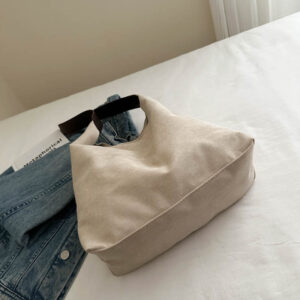 Niche Velvet Bread For Women 2026 New Fashion Large Capacity Shoulder Underarm Casual Versatile Commuter Tote Bag
