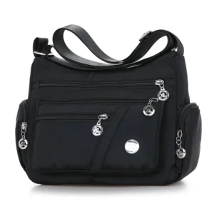 Lightweight Waterproof Nylon Tote Bag For Women RFID Anti-theft Casual Messenger Shoulder Crossbody Purse Handbag