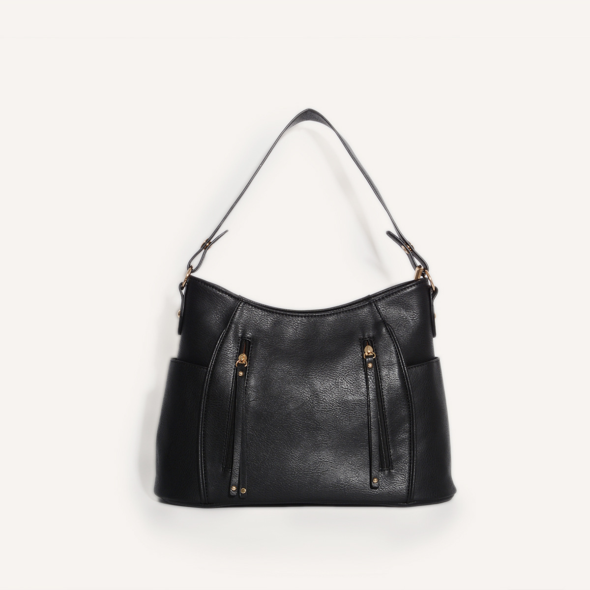 High Quality Vintage Tote With Double Zippers And Tassels, Handbag, Shoulder Bag, Women's Bag - Image 4