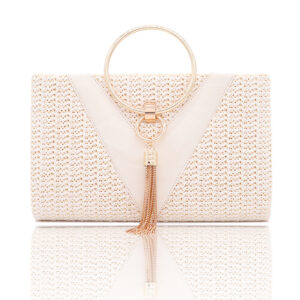 2026 Spring New Woven Evening Bag Large Capacity Women’s Makeup Bag-2