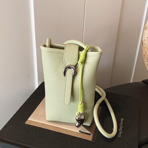 High-end Simple Bucket Small Handbag For Women 2026 New Spring Summer Casual Lightweight Shoulder Crossbody Phone Bag