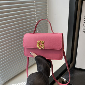 Textured For Women, Fashionable Trendy This Year, Fresh And Versatile Crossbody Bag, Commuter Handbag, Small Square Bag