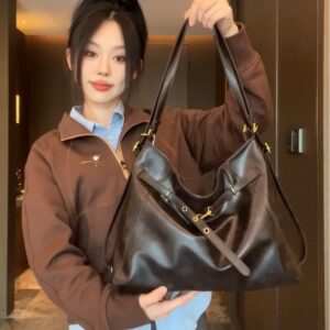 Milad Large Capacity For Women 2026 New Autumn Casual Versatile Backpack Commuter Tote Bag