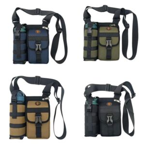 New Single Shoulder Men’s Casual Walking Water Bottle Outdoor Travel Small Backpack Durable Waterproof Practical
