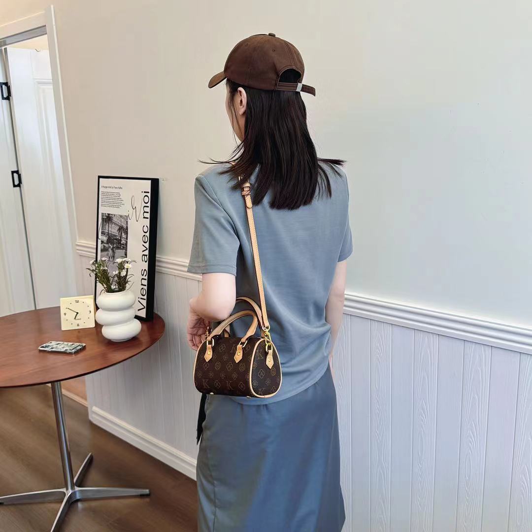 Women's Boston Pillow Bag – Structured Shoulder Purse (3-Way Carry & Anti-Scratch) - Image 5
