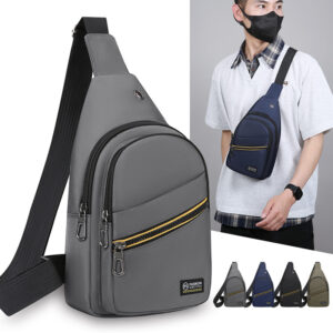 Outdoor Lightweight Casual Messenger Men’s New Oxford Cloth Simple Shoulder Multifunctional Cycling Sports Breast Bag