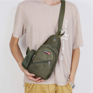 Chest Crossbody Casual Shoulder Bag Men’s Trendy Canvas Backpack New Style