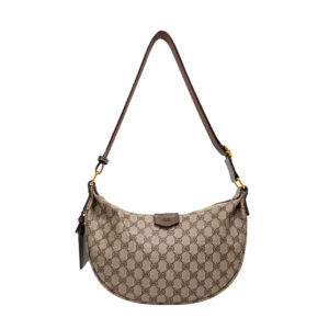 Large Capacity Dumpling Color Block Fashion Retro Women’s Underarm Shoulder Crossbody Bag Crescent Shape