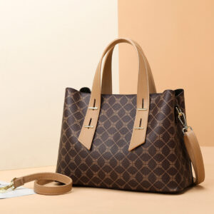 For Women Printed Shoulder Temperament Commuter Tote Bag Women’s Hand Handbag Woman