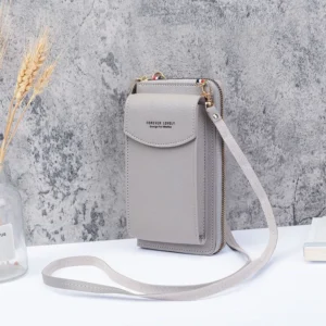 Fashion Single Shoulder Crossbody Cell Phone Mini Versatile Satchel Multi Position Card Bag Keycase Female