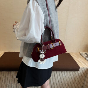 Vintage Niche Handbag For Women 2026 Autumn/Winter New Trendy Fashion Underarm Simple European And American Style