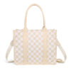 Nylon white checkered pattern