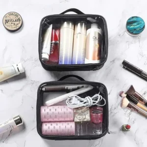 Portable Travel Washing Transparent Waterproof Makeup Storage Large Capacity Cosmetics Organizer Beauty Womens Bag