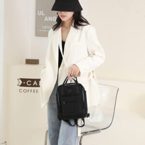 Spring New Women’s Fashion Trendy Large Capacity Water-Repellent Backpack Outdoor Travel Handbag