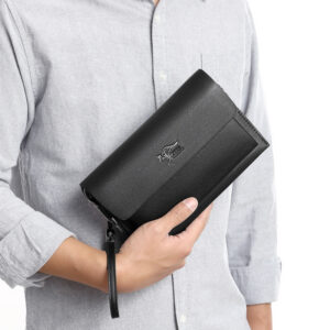 Bags New Men’s Password Lock Business PU Leather Clutch Multi Card Wallet