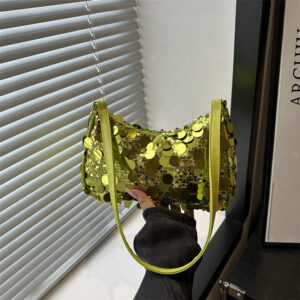 Niche Design Underarm For Women, 2026 New Summer Sequin Shoulder Crossbody Bag, Stylish Fashion Bag