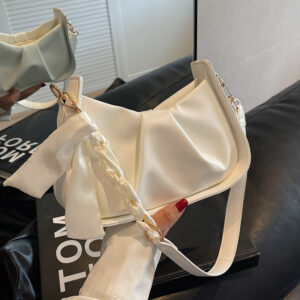 Fashionable Cloud-shaped Underarm For Women, Unique Pleated Design, Trendy Versatile, Fresh And Elegant Women’s Shoulder