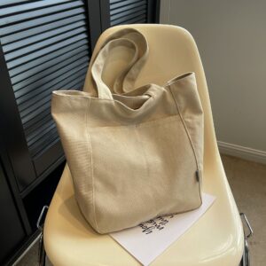Canvas For Women 2026 New Style College Student Class Commuter Tote Casual Large Capacity Shoulder Bag